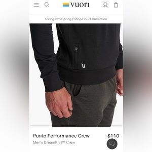 Vuori Ponto Performance Crew